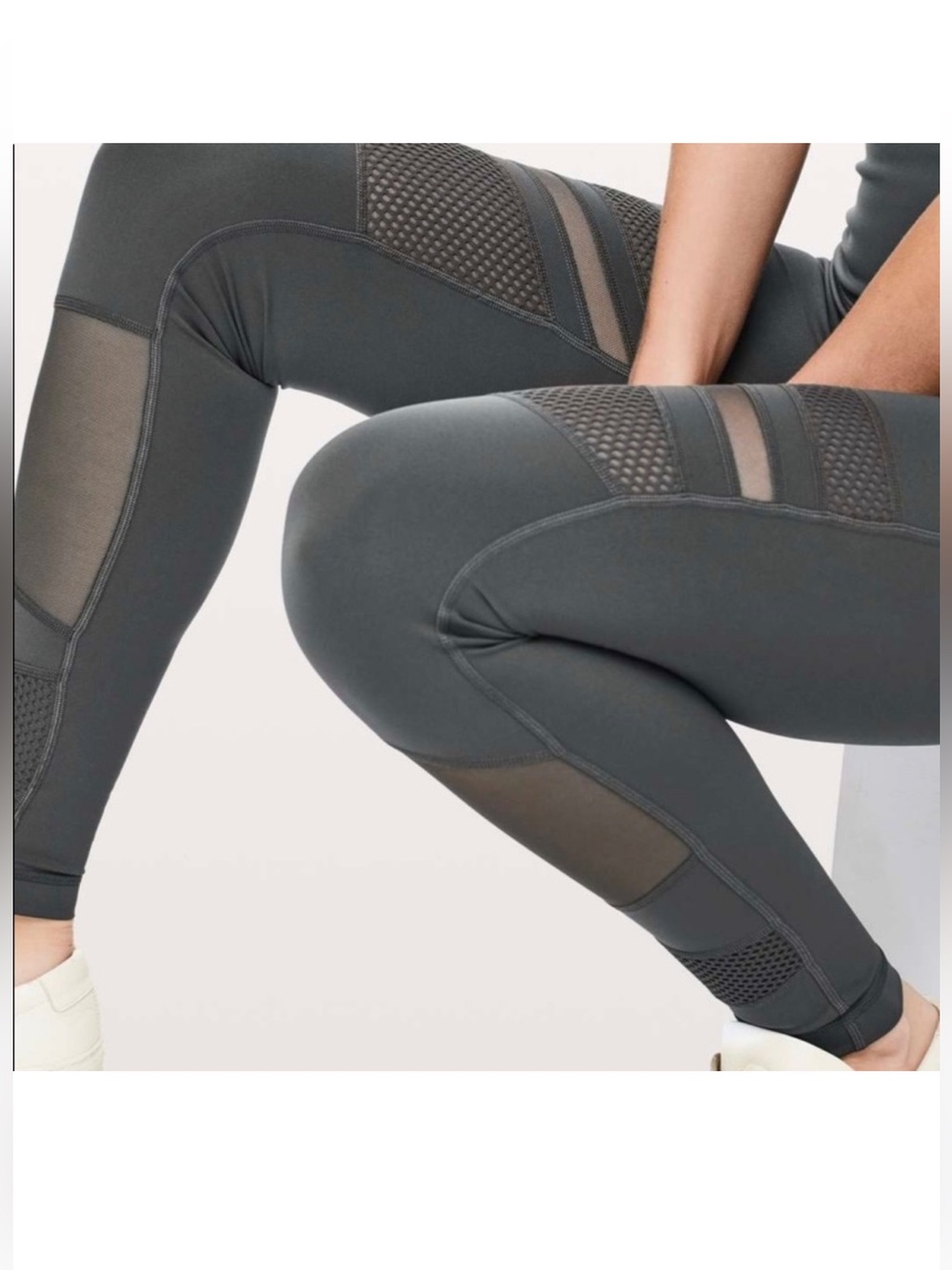 LULULEMON Wunder Under Mix & Mesh Tight Leggings Size 6